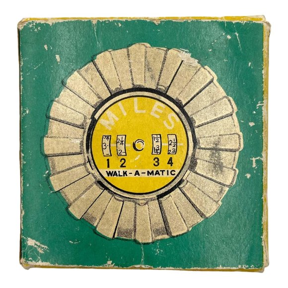 Vintage Walk-A-Matic Pedometer 76333 With Original Box and Instructions Japan - Picture 6 of 9